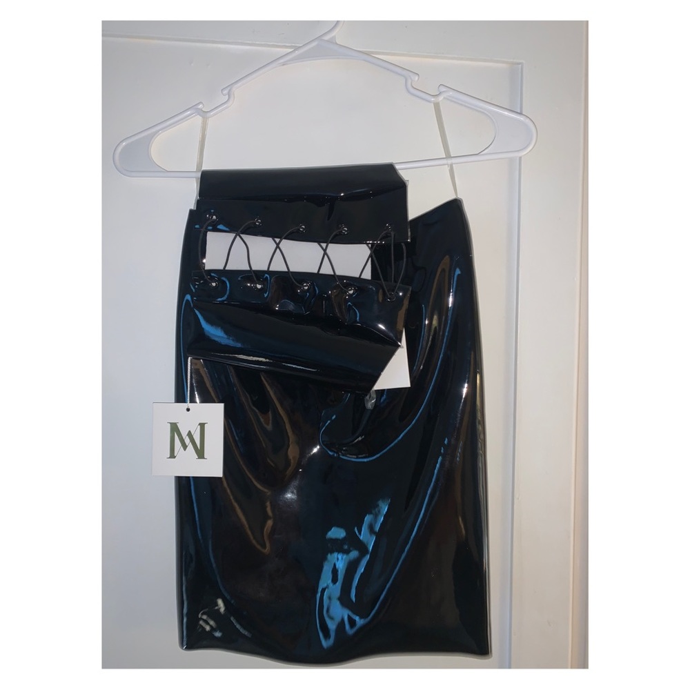 Leather two piece Meshki set